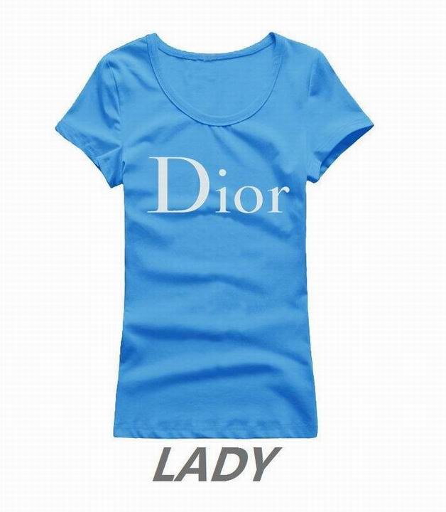 Dior short round collar T woman S-XL-035